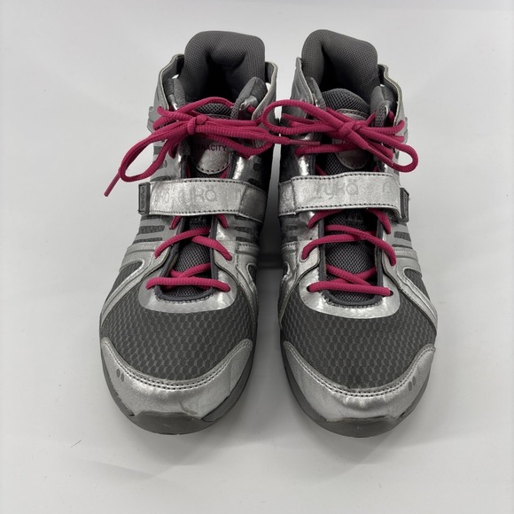 Ryka Women's Tenacity Cross Training Shoes Size 9.5M Gray Pink High Top Lace-up - Picture 2 of 8